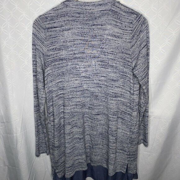 Anthropologie Dolan Left Coast Marled Blue Small - Picture 5 of 6